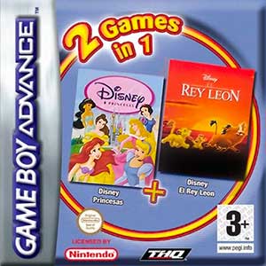 2 Games in 1 - Disney Princesas + El Rey Leon