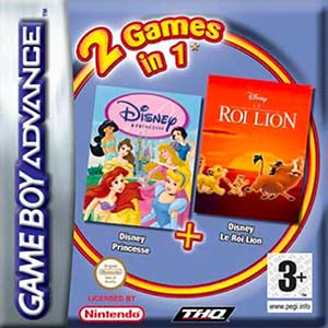 2 Games in 1 - Disney Princesse + Le Roi Lion
