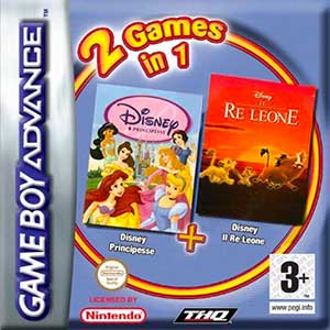 2 Games in 1 - Disney Principesse + Il Re Leone