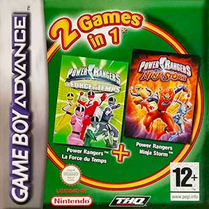 2 Games in 1 - Power Rangers - Ninja Storm + Power Rangers - La Force du Temps