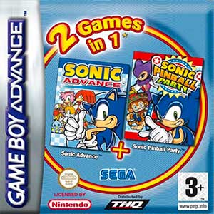 2 Games in 1 - Sonic Advance + Sonic Pinball Party