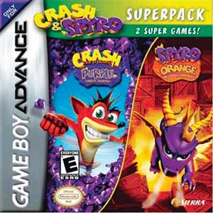 Crash & Spyro Superpack - Spyro Orange - The Cortex Conspiracy + Crash Bandicoot Purple - Ripto's Rampage