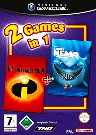 2 Games in 1 - Disney-Pixar Die Unglaublichen + Disney-Pixar Findet Nemo