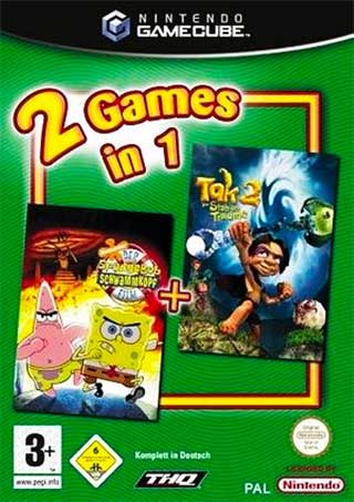 2 Games in 1 - Nickelodeon SpongeBob Schwammkopf - Der Film + Nickelodeon Tak 2 - Der Stab der Traeume