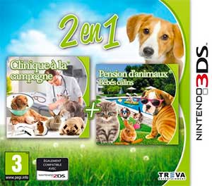 2in1 - My Vet Practice 3D - In the Country + My Baby Pet Hotel 3D