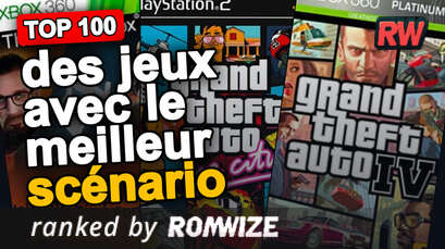 Top 100 des jeux avec le meilleur scénario