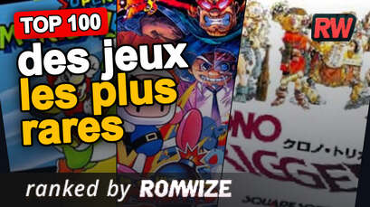 Top 100 des jeux les plus rares