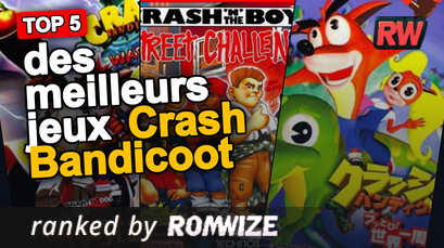 Top 5 des meilleurs jeux Crash Bandicoot
