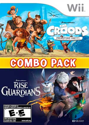 DreamWorks The Croods - Prehistoric Party! & Rise of the Guardians - Combo Pack